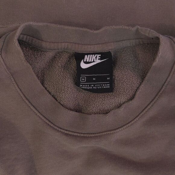 Vintage Nike Sweatshirt Mens Large Olive Crew Neck Sweater Swoosh - Picture 11 of 13